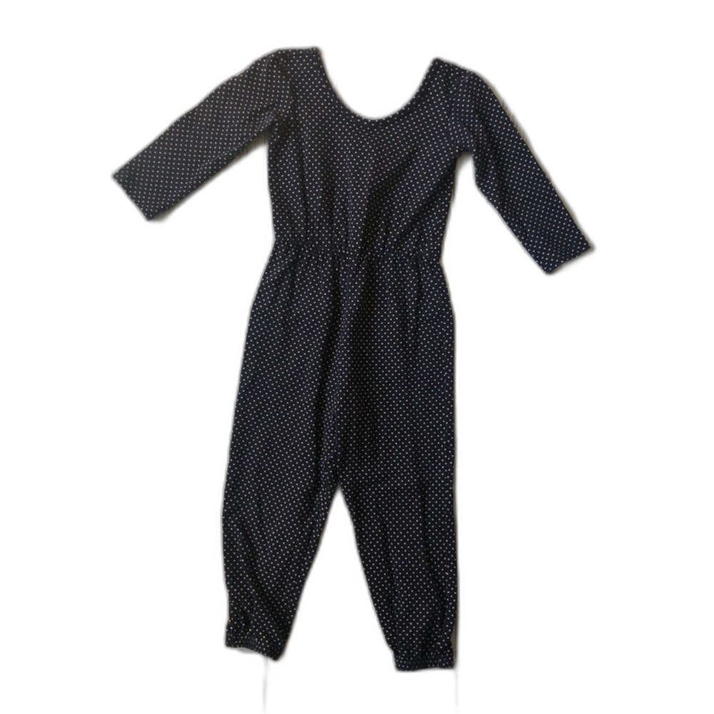 Alice + Ames Long Sleeve Dot Jumpsuit
